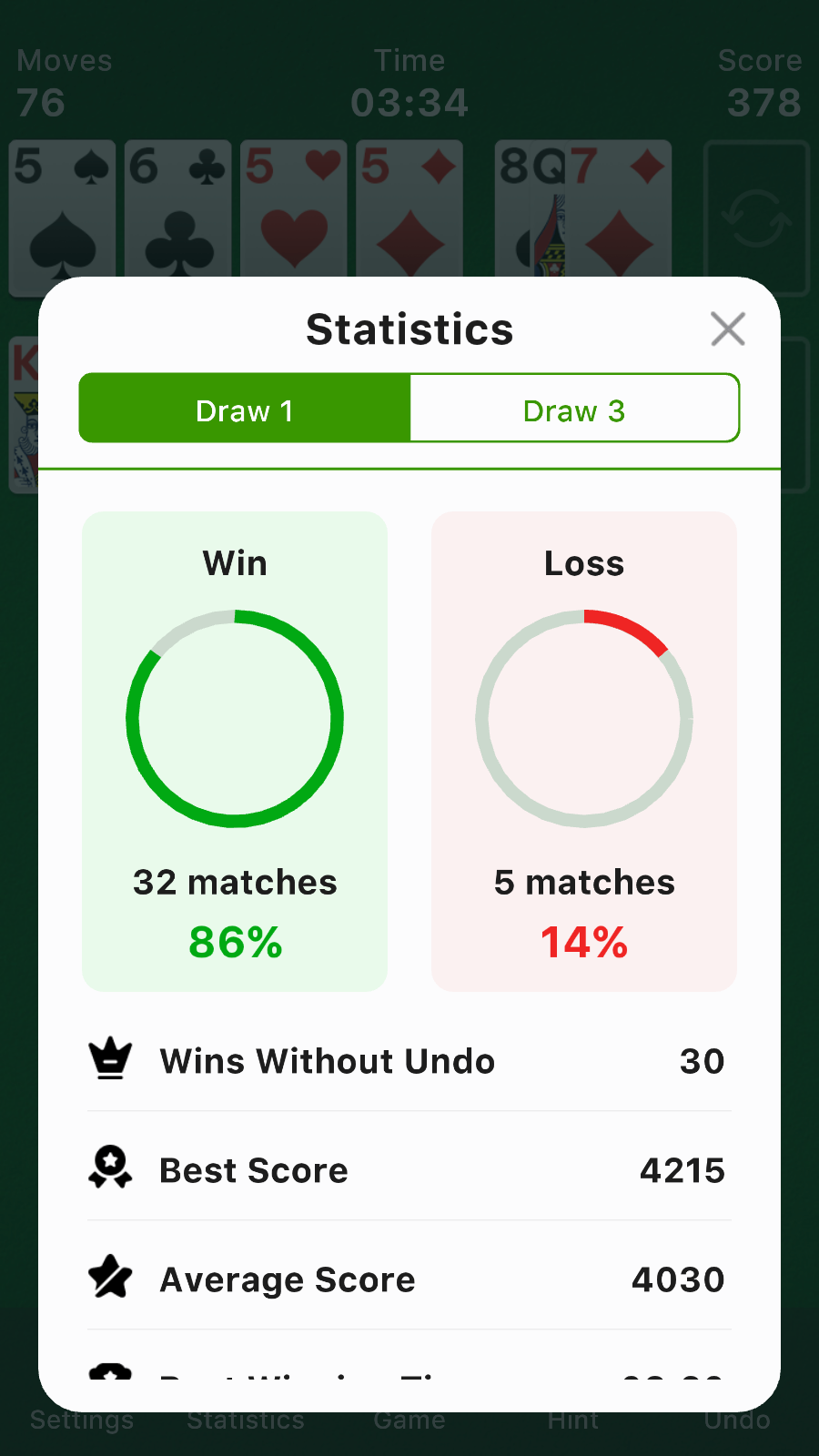 Solitaire Classic Klondike screenshot 8