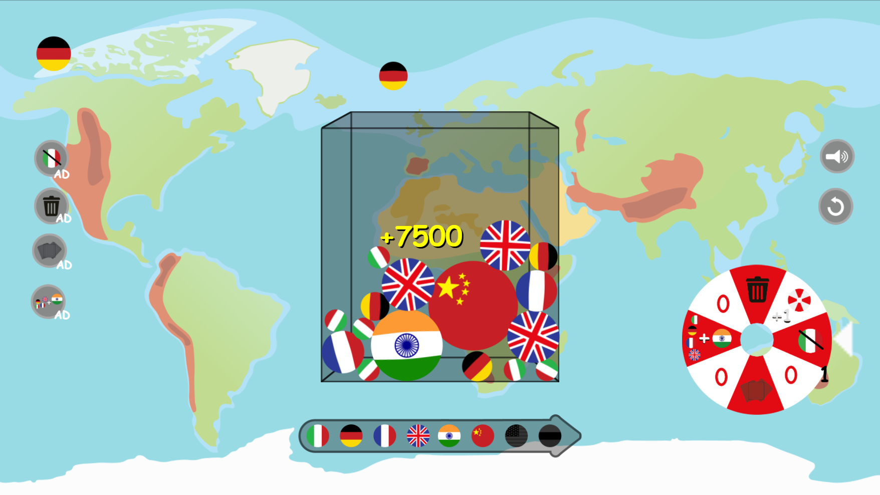 Merging of world countries — screenshot 1