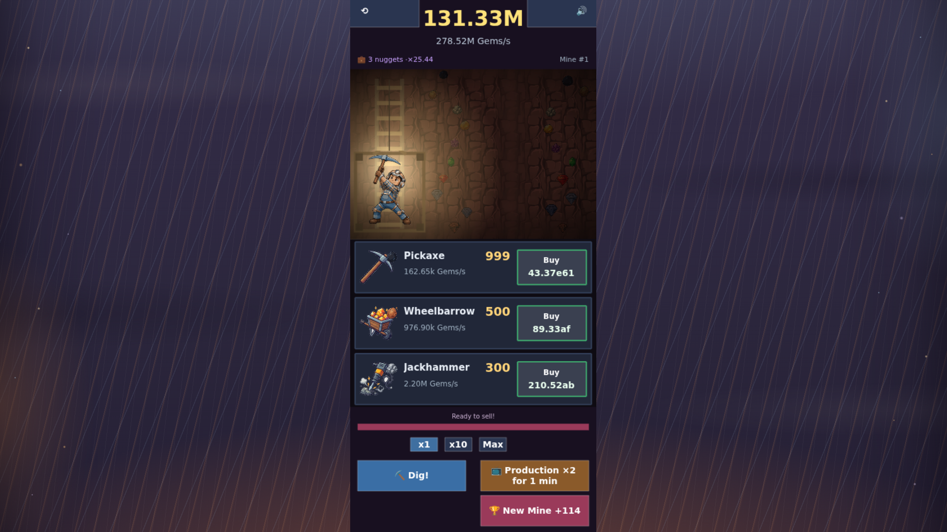 Idle Gem Miner — screenshot 3
