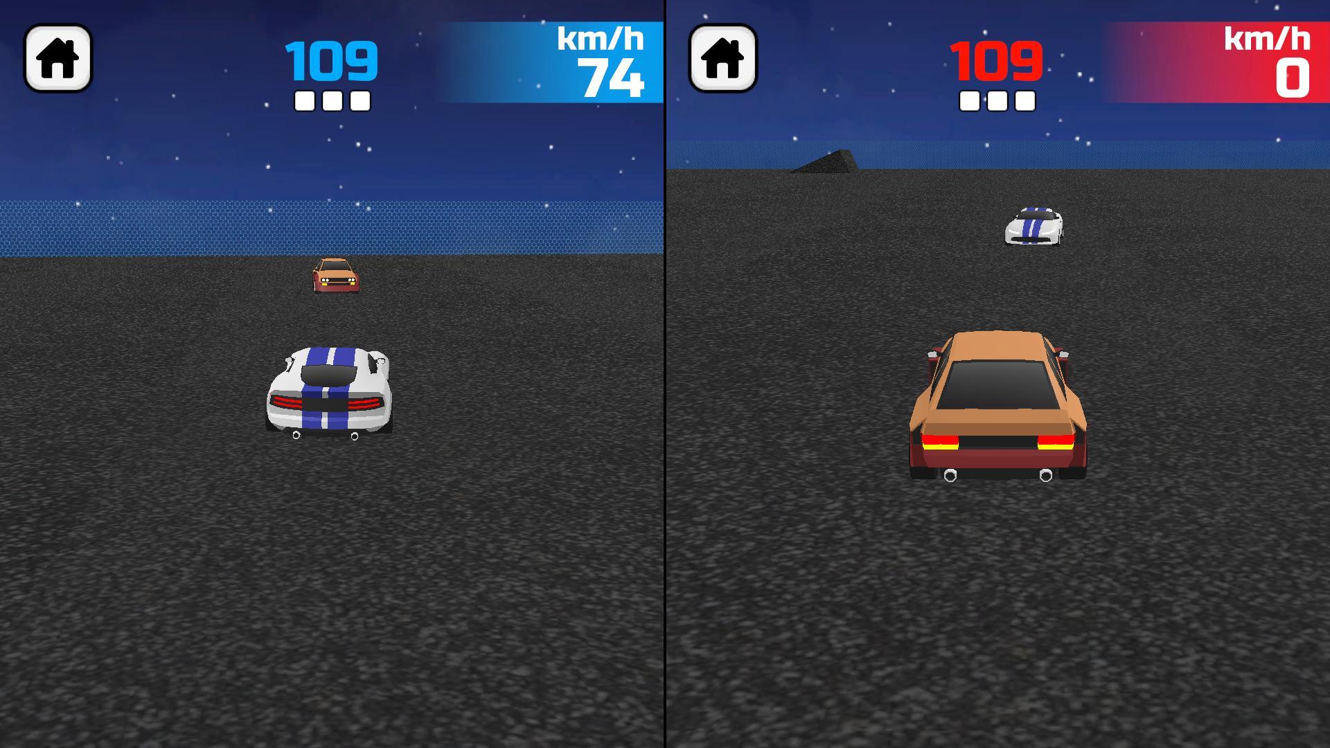 Racing: Two players screenshot