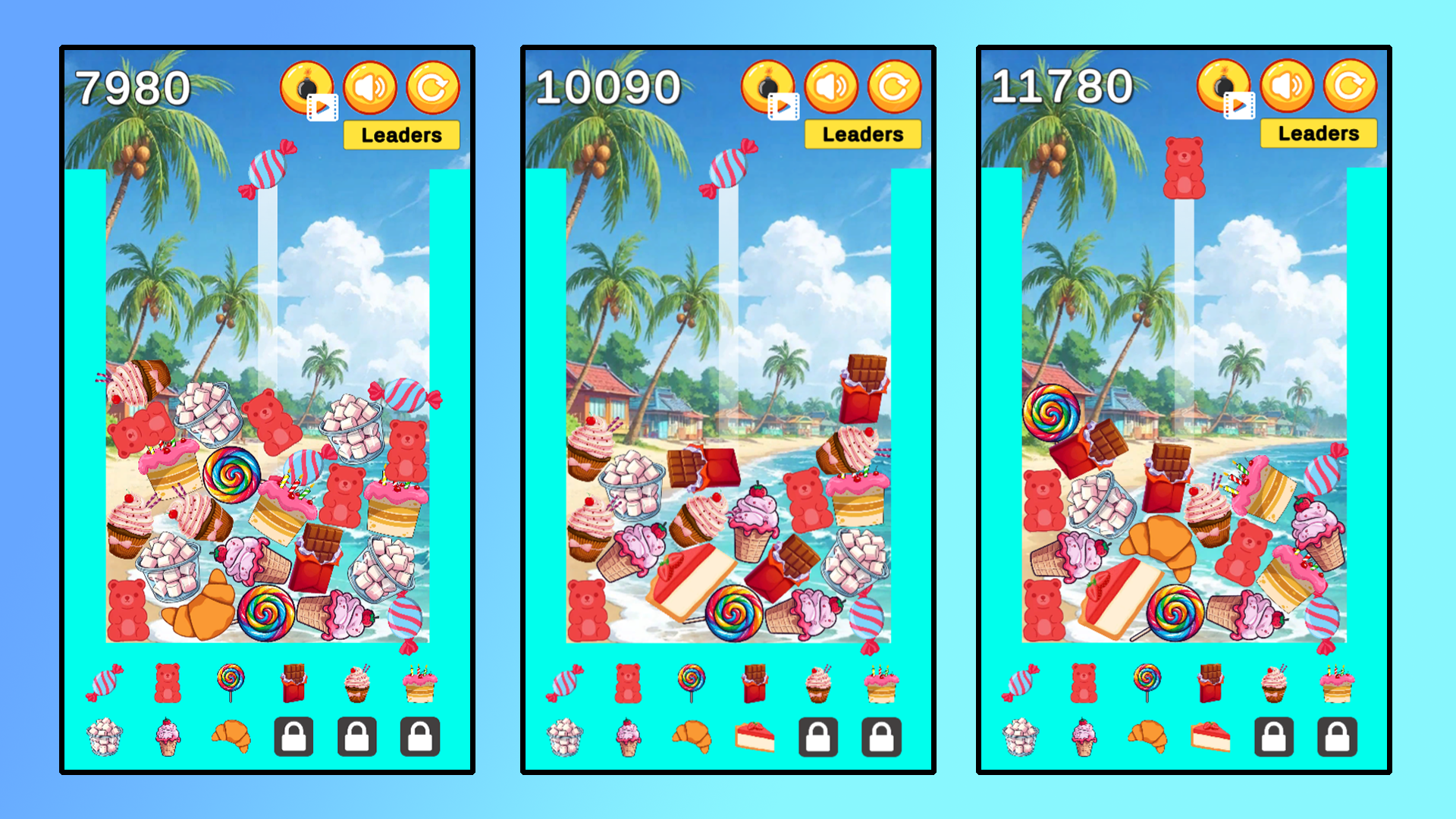 A delicious fusion of sweets 2048 — screenshot 4