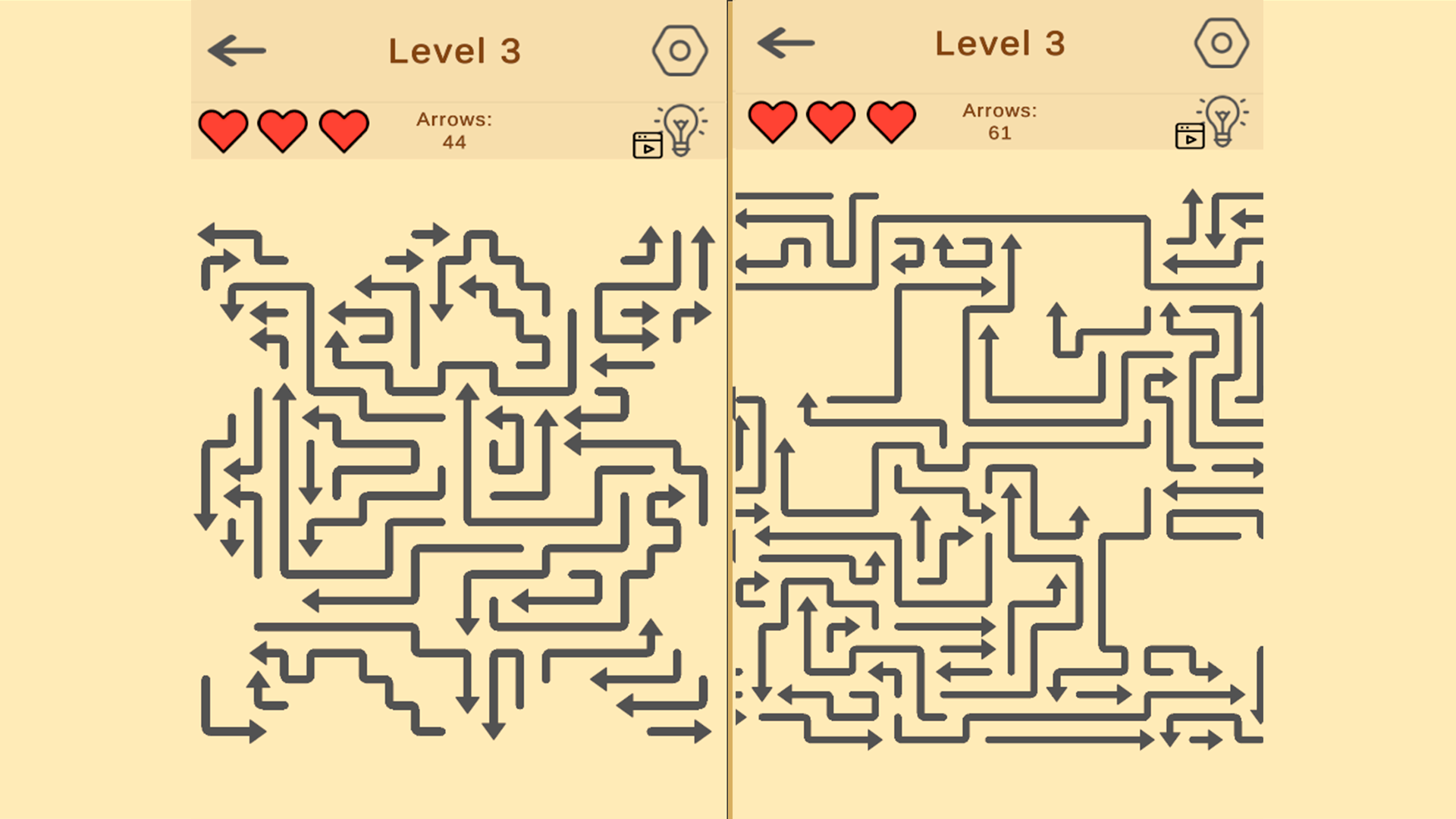 Untangle the arrows — screenshot 1
