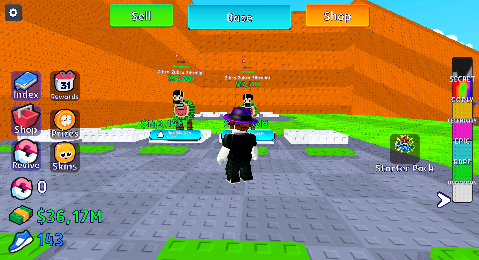Slide with Brainrots: Online screenshot