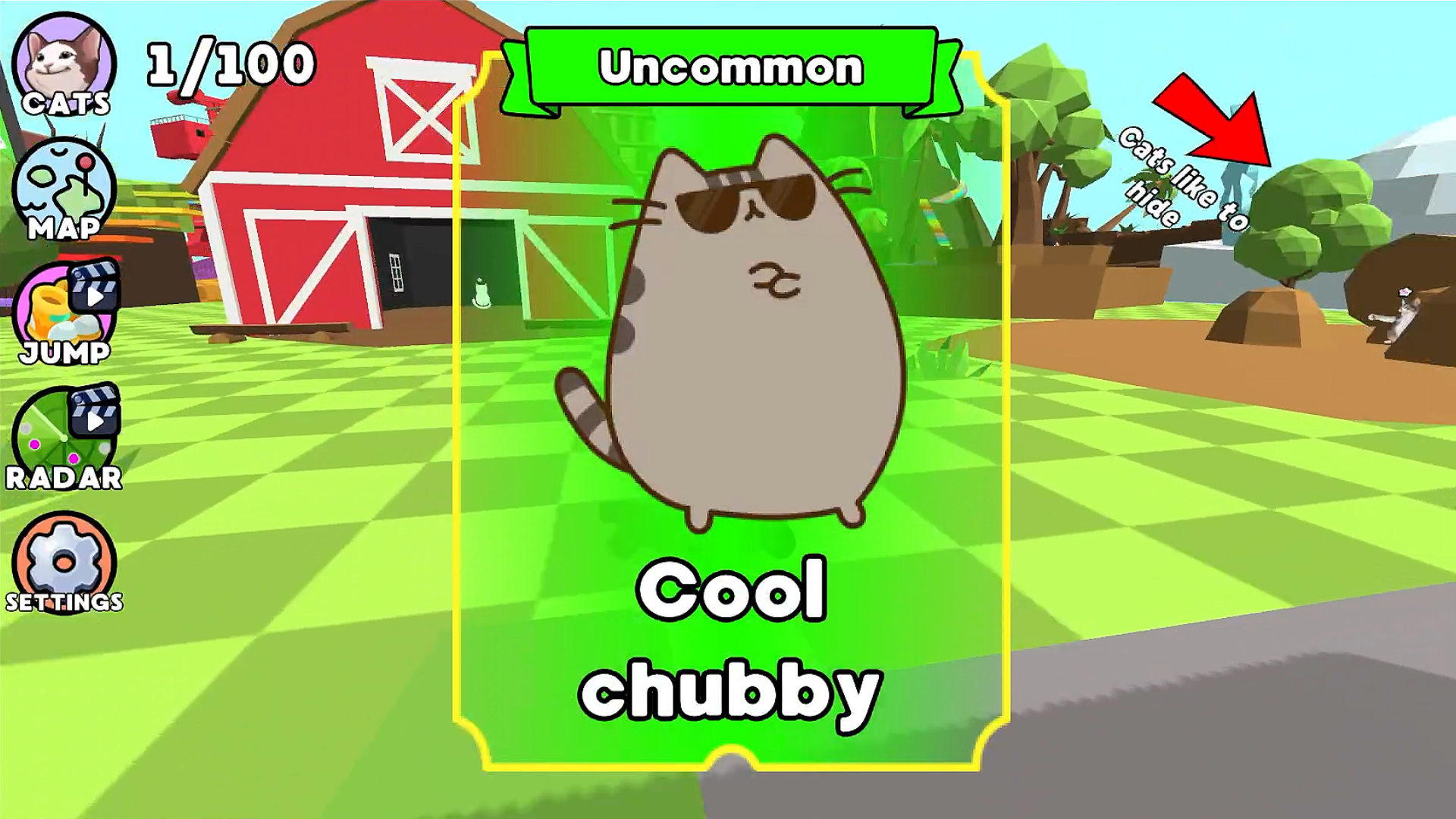 Obby: Find 100 cats screenshot