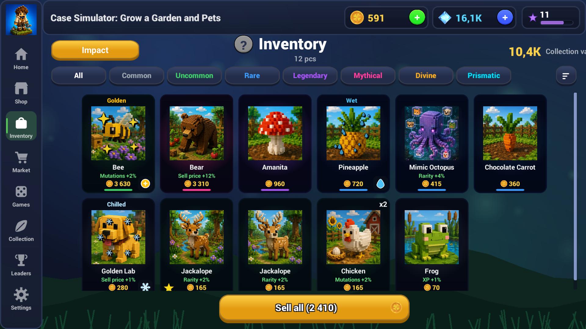 Case Simulator: Grow a Garden and Pets — screenshot 4