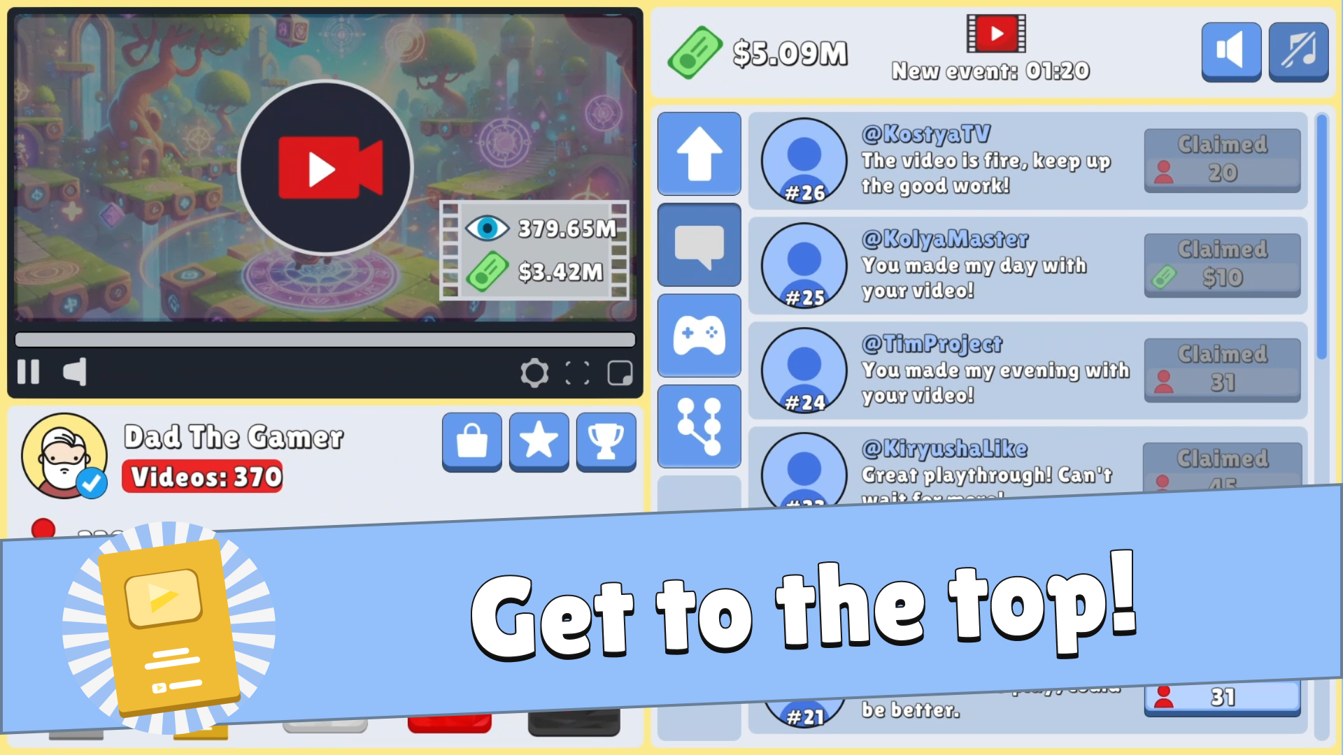 Let's Play: Tuber Clicker screenshot