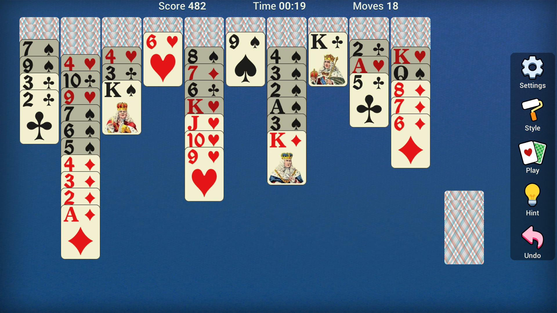 Spider Solitaire for Seniors screenshot 5