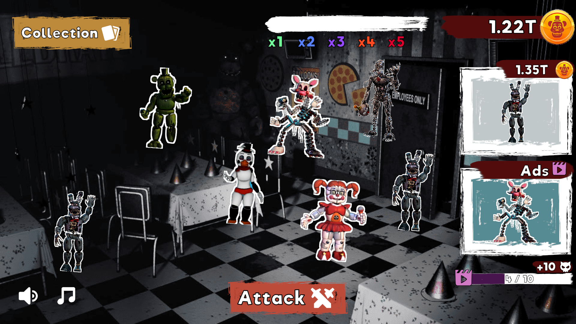 Merge FNAF: Animatronic Battle screenshot