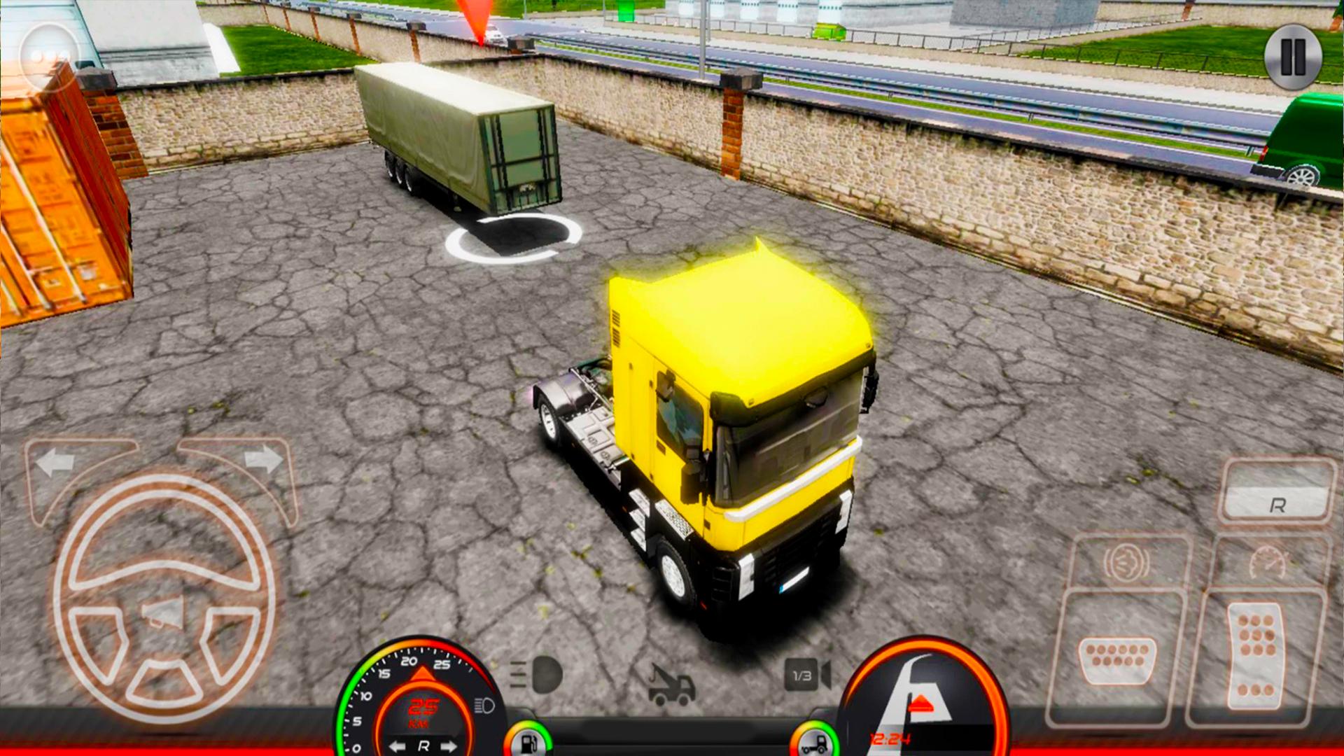 Long-haul trucking simulator screenshot
