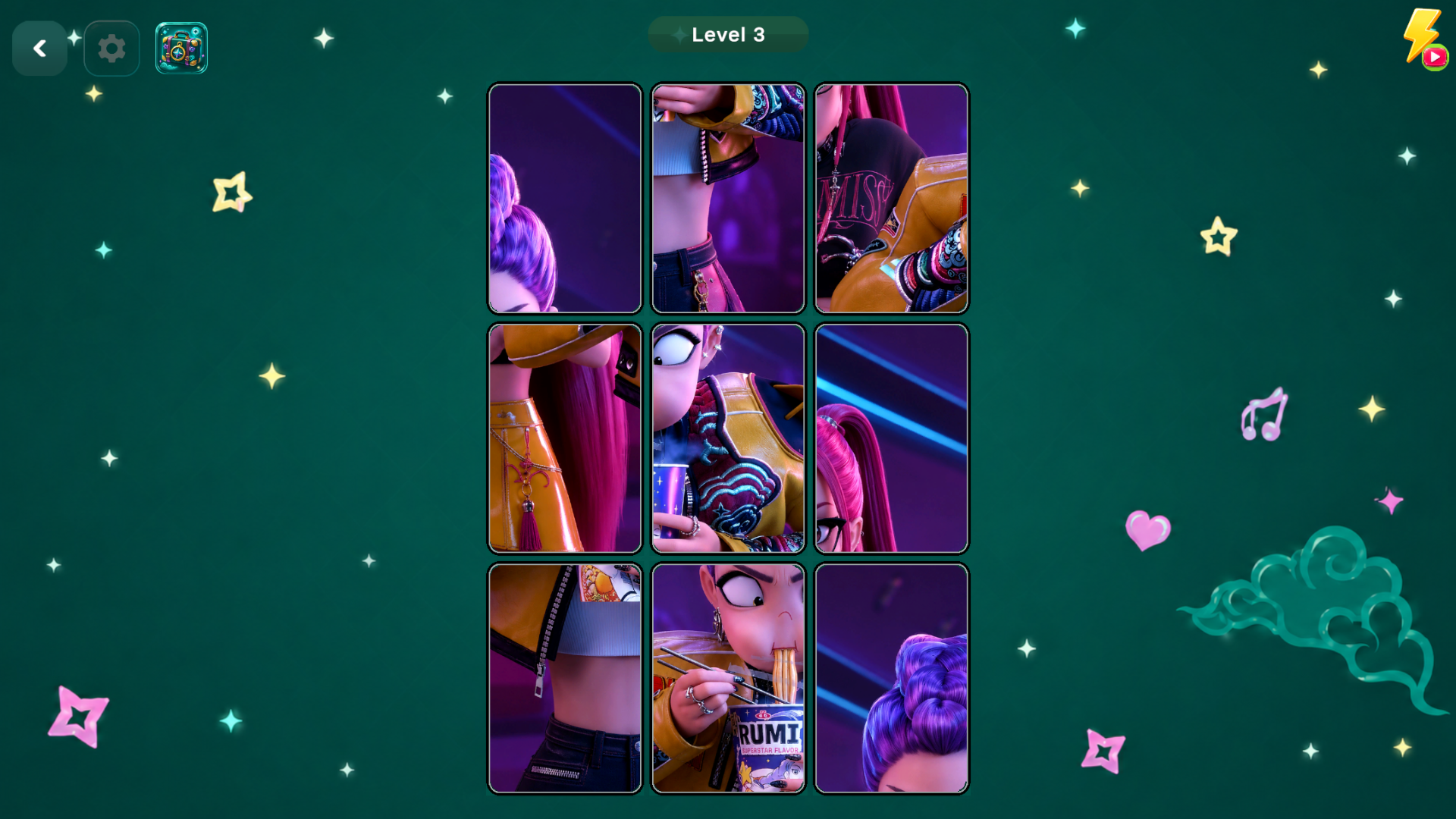 K-Pop Hunters Puzzles: Rumi Huntrix — screenshot 1