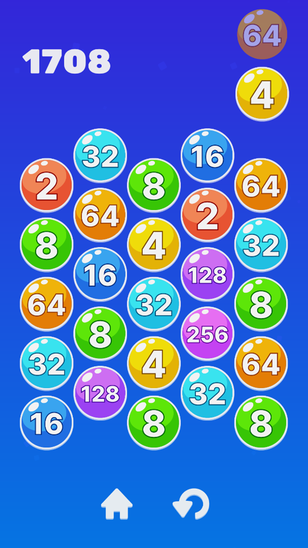 Merge Balls Dots 2048 screenshot 7