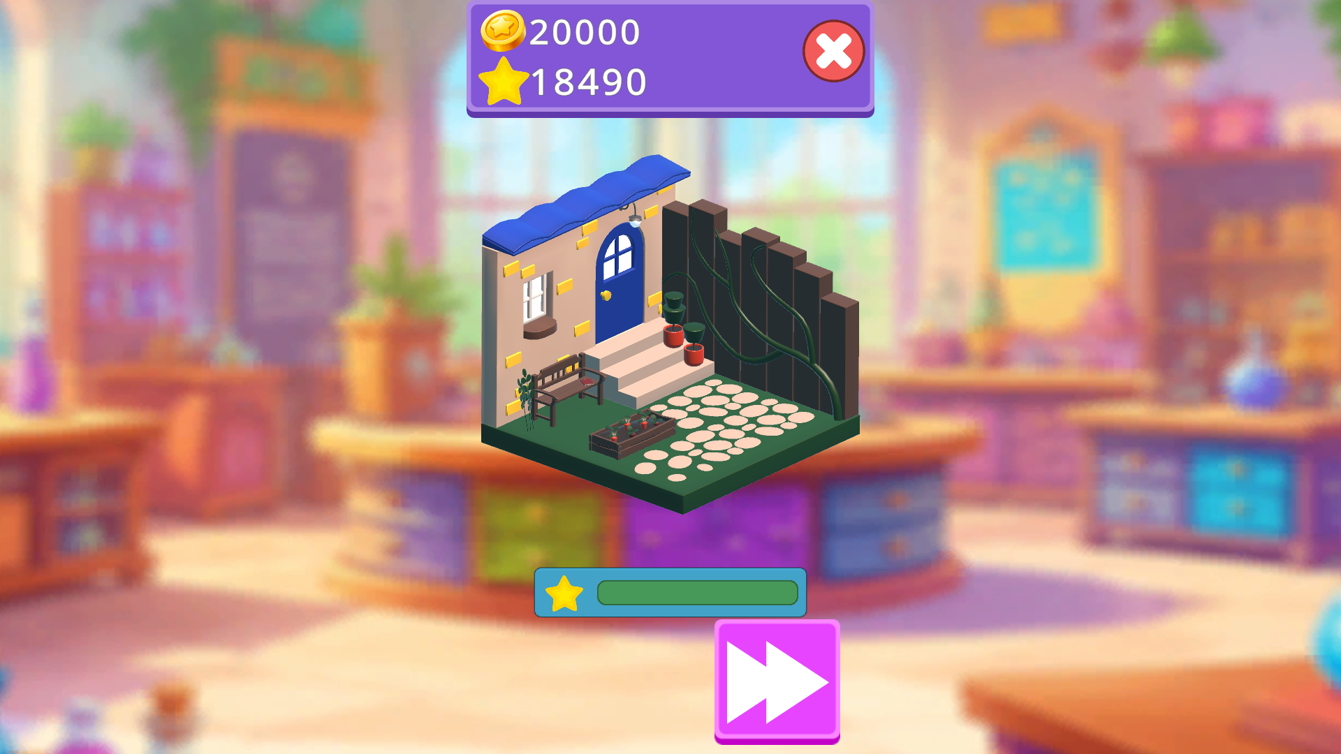 Color Sorting: Rooms — screenshot 2