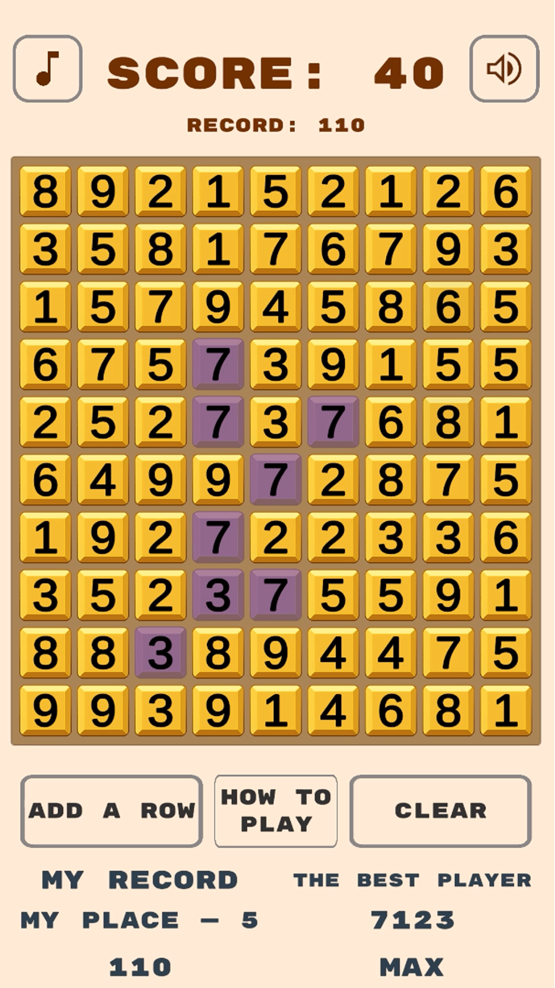 Numeric combinations of 10 screenshot 5
