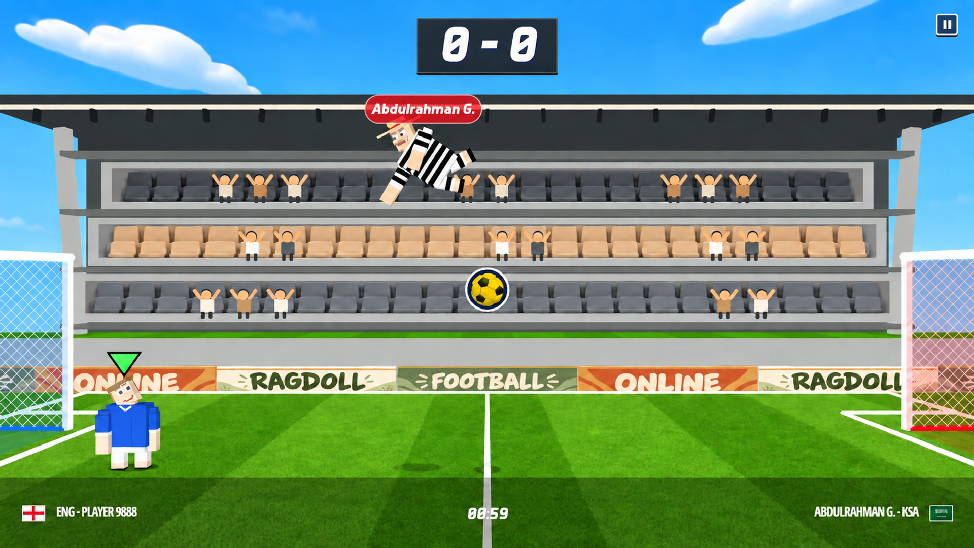 Ragdoll Football Online screenshot 1