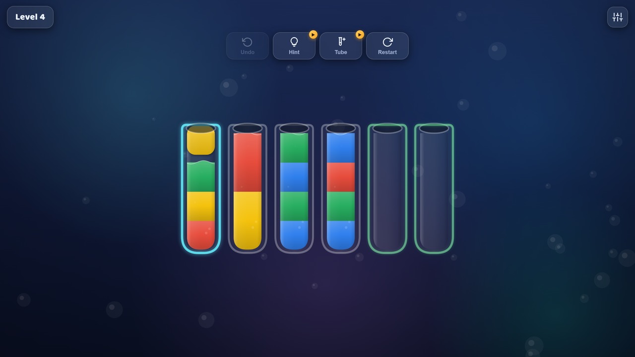 Tubes: Water Sort — screenshot 2