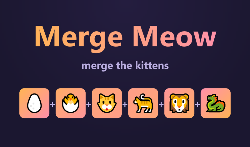 Merge Meow game cover