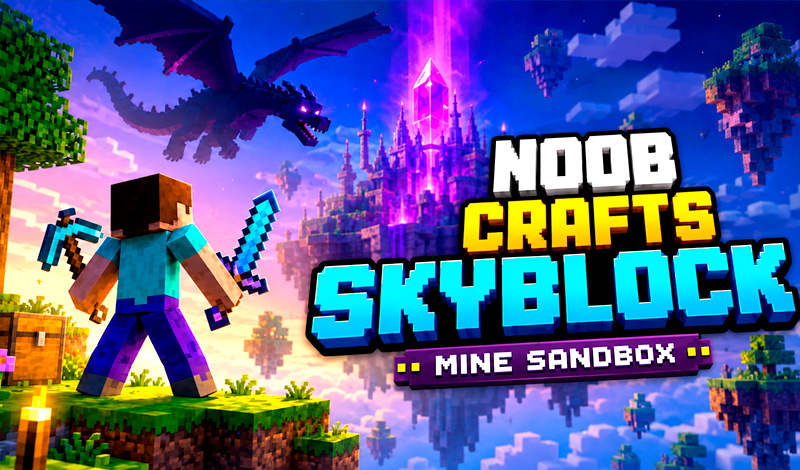 Noob Crafts Skyblock: Mine Sandbox