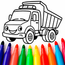Construction Vehicles Coloring for Kids