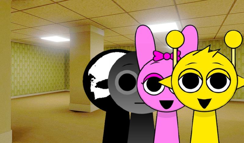 SPRUNKI.EXE Backrooms Escape game cover