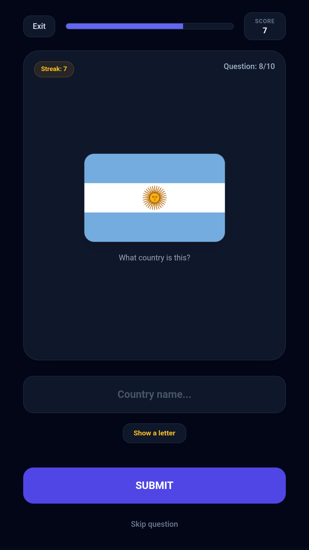Flagly screenshot 2