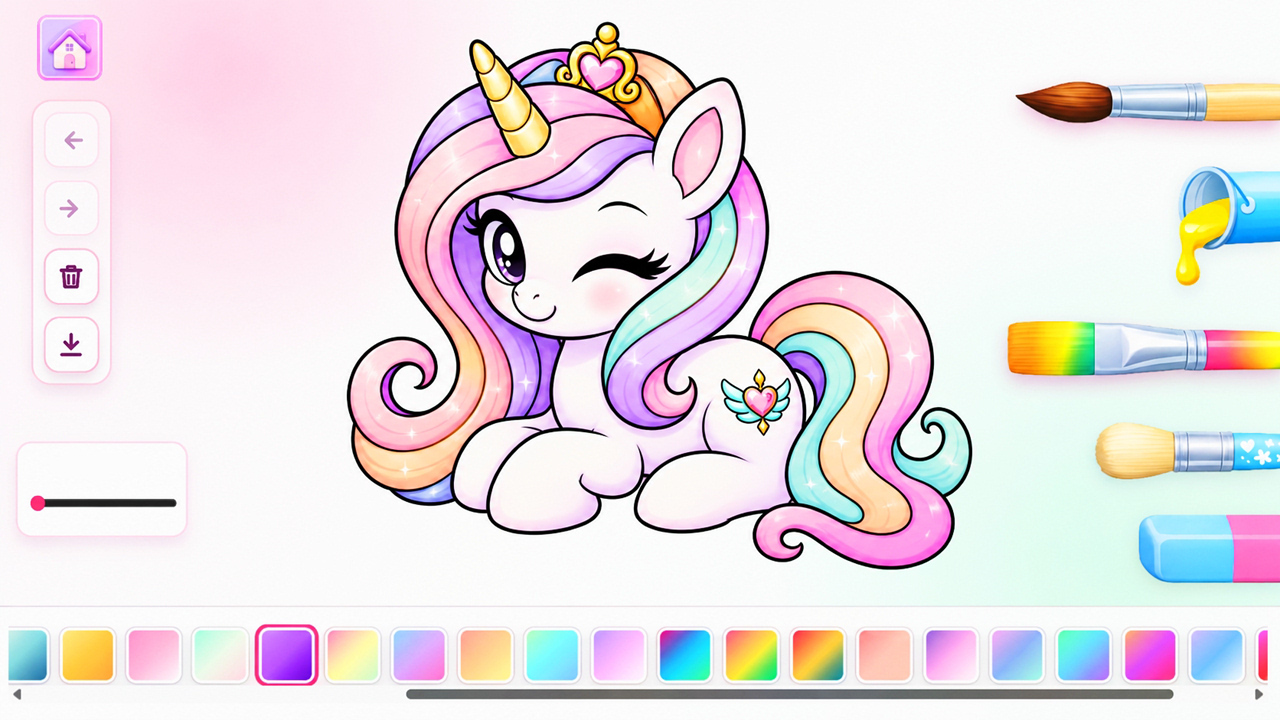 Pastel Color - Раскраска для девочек — screenshot 15