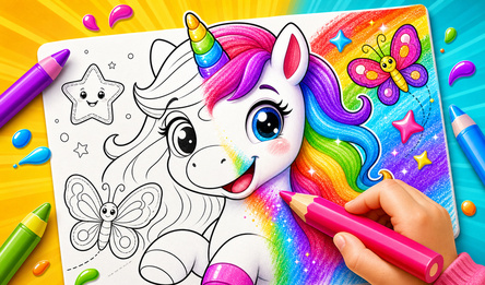 Draw with Pencils - Coloring Book!