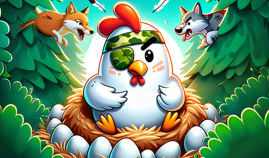 Protect the Egg: Chicken vs. Beasts!