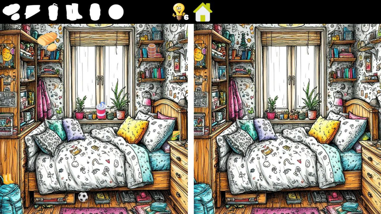 Find the differences in the two pictures screenshot