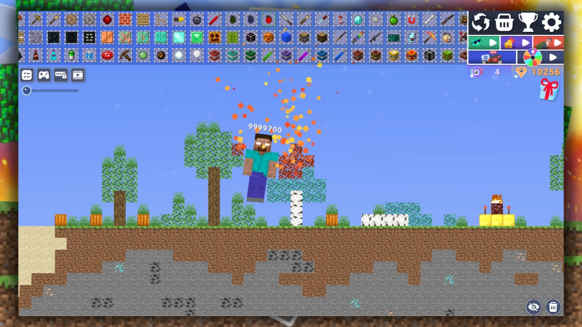 Destroy Herobrine in the Mine - Playground Sandbox screenshot
