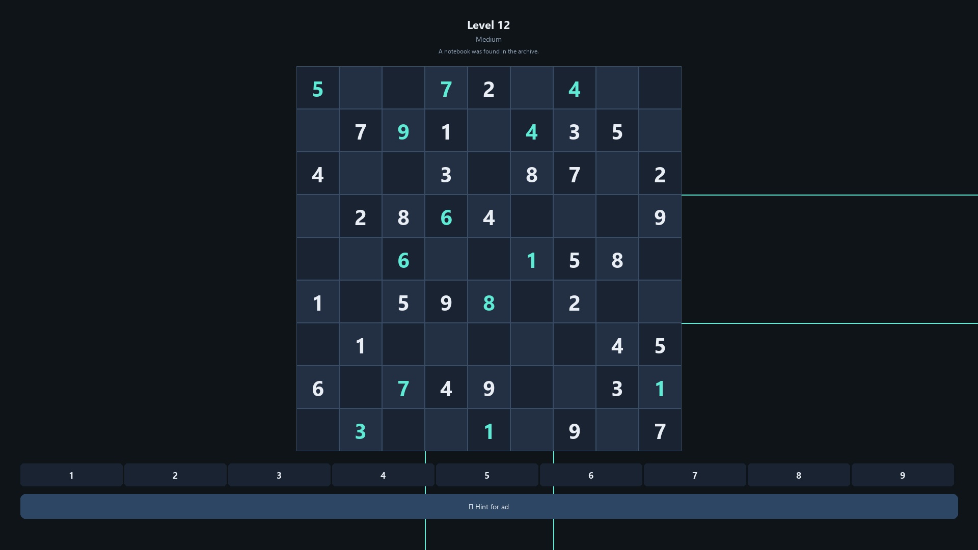 Sudoku: Whisper of Digits — screenshot 2