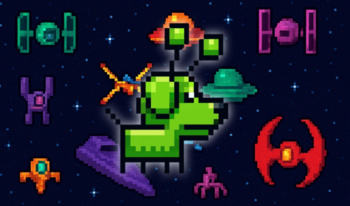 Alien dog ZIP!