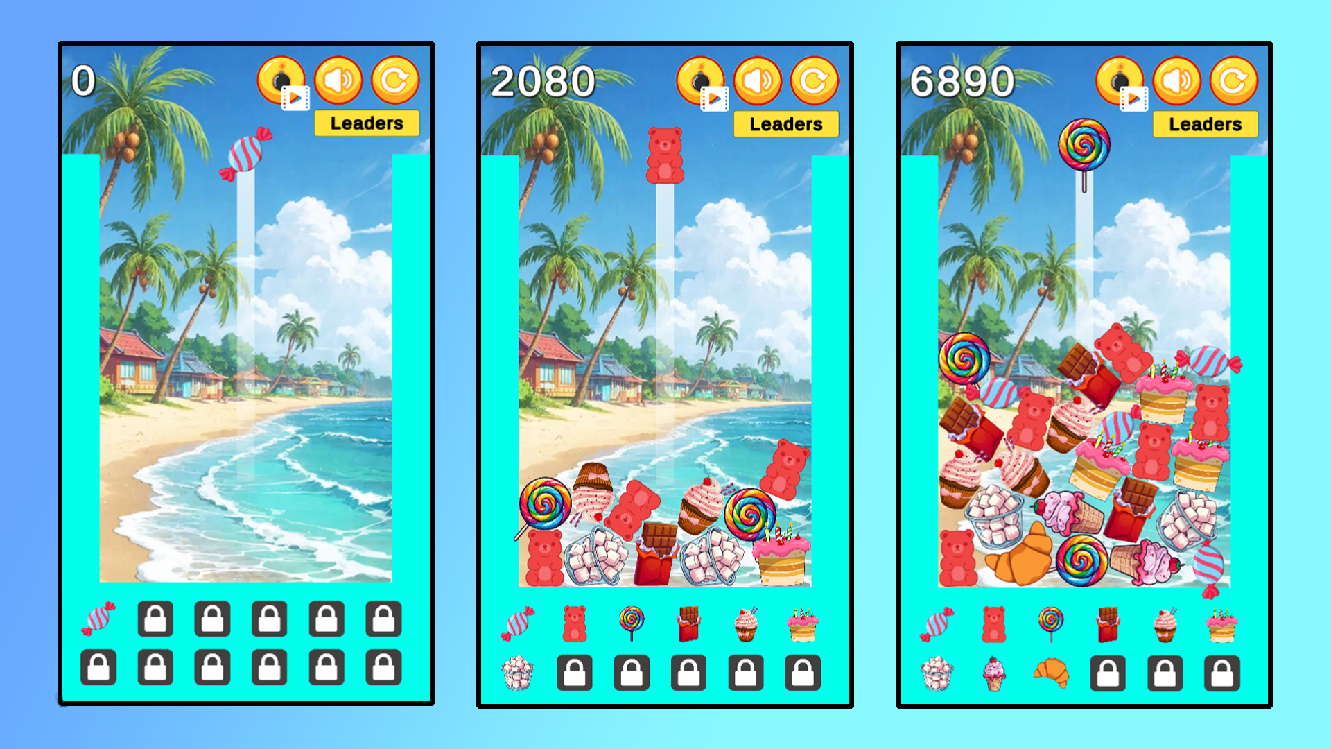 A delicious fusion of sweets 2048 — screenshot 3