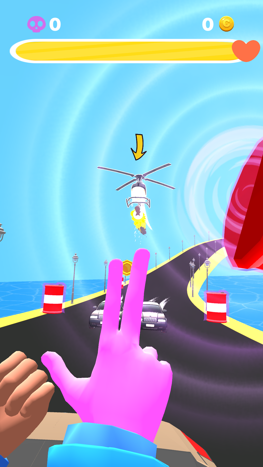 Telekinesis drive: first person screenshot 7