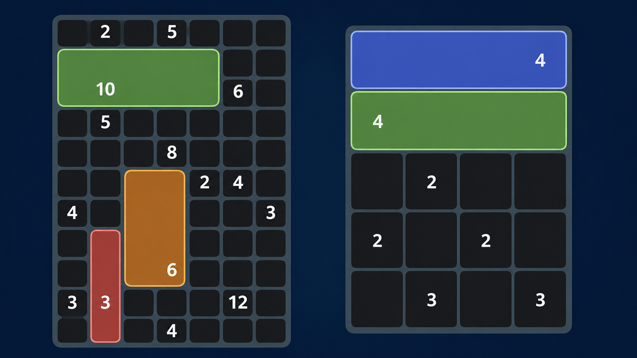Japanese Puzzle: Shikaku — screenshot 1