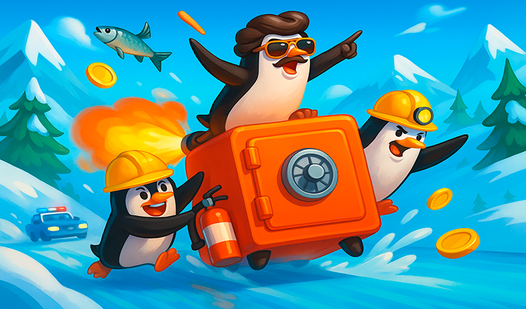 Penguin Drift: No Brakes!