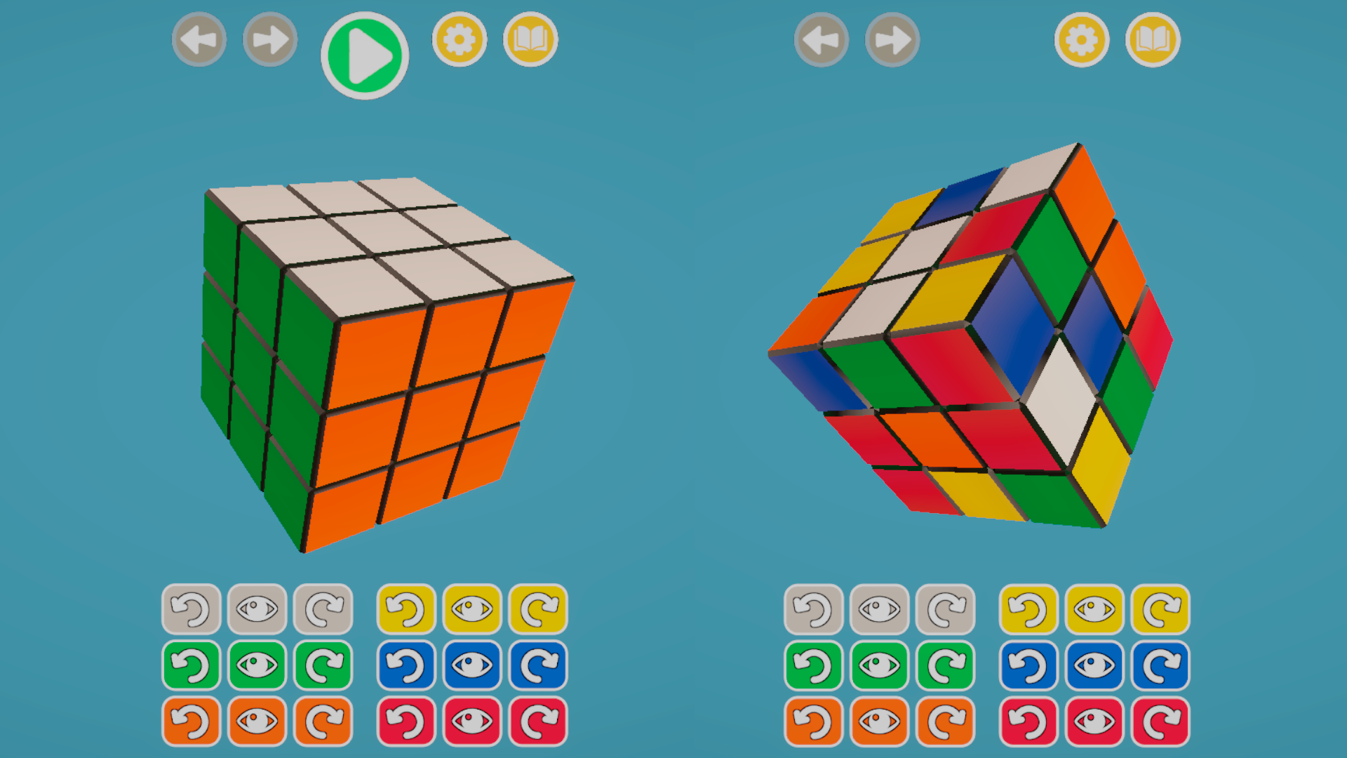 The Rubik's Cube isn't solving — screenshot 1