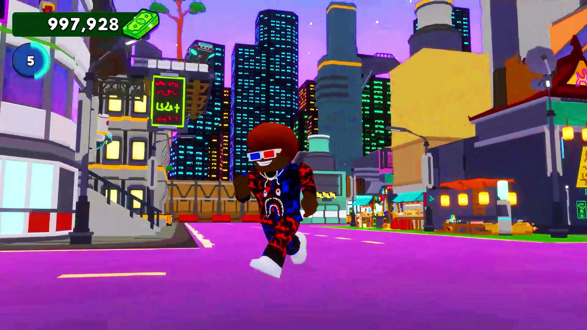 Build a Cyberpunk City with Robby at Robux screenshot
