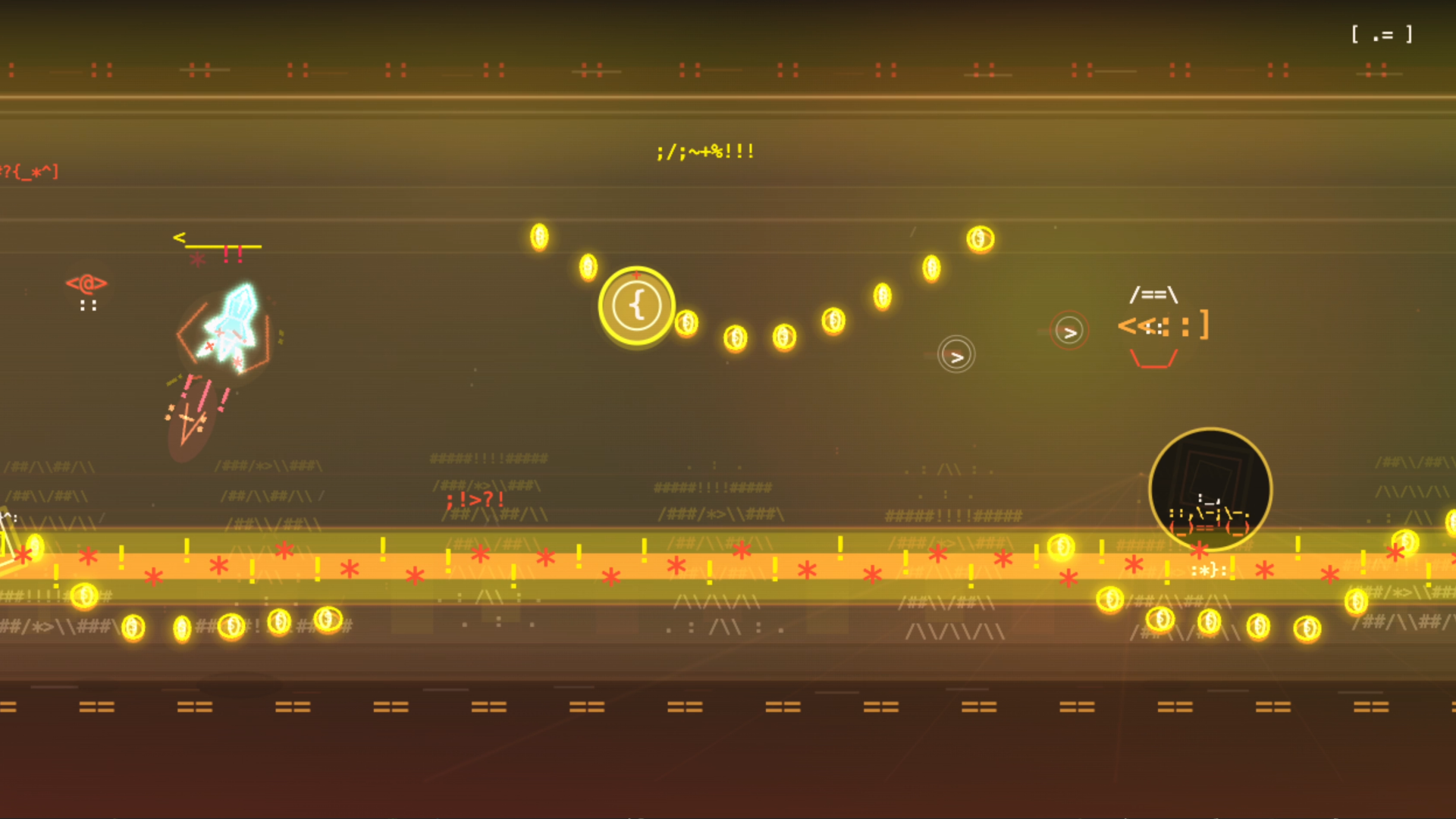 Pixel Pulse: ASCII Runner — screenshot 1