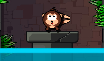 Cute Monkey Jump