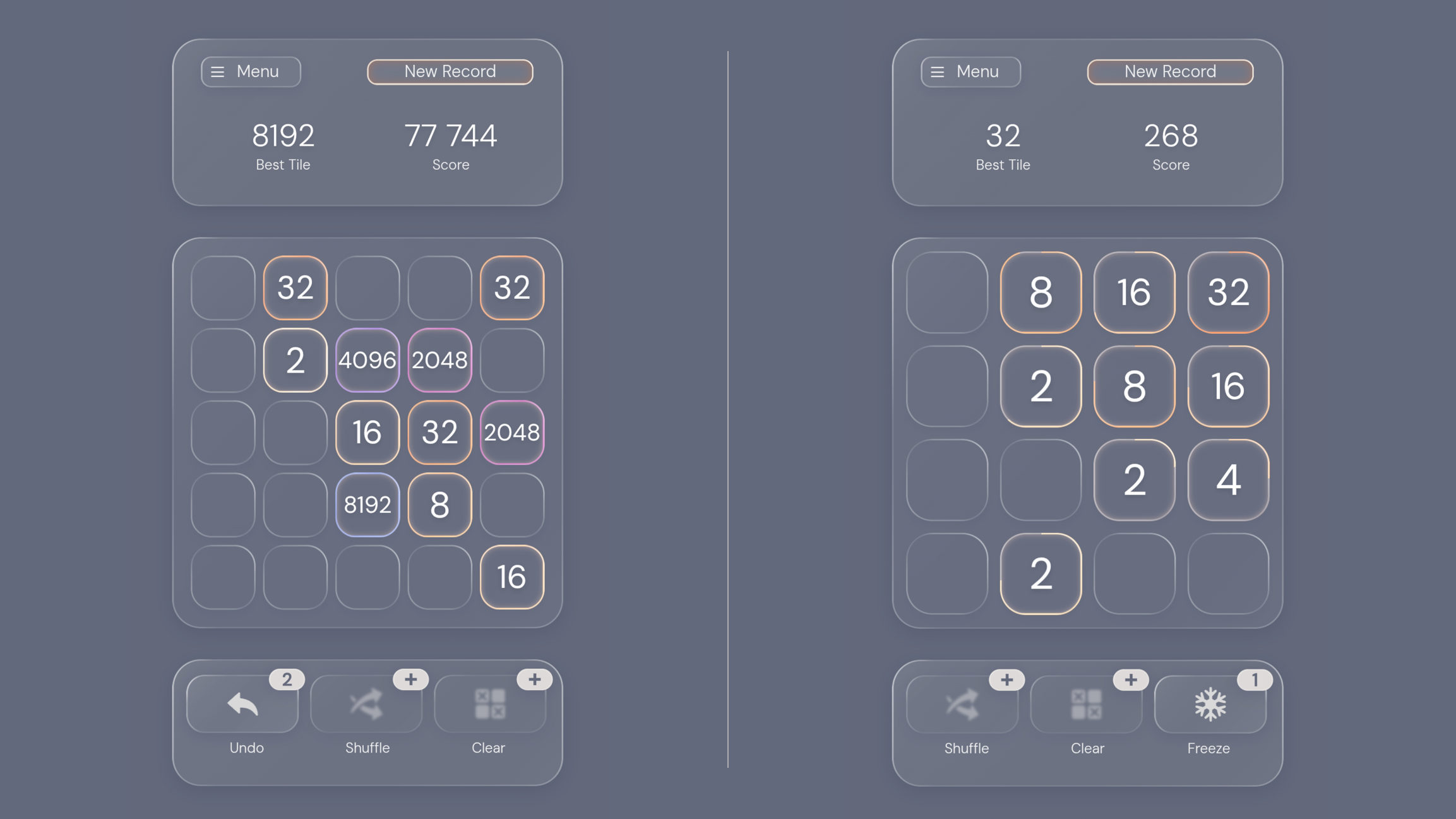 2048 Fresh Start — screenshot 2