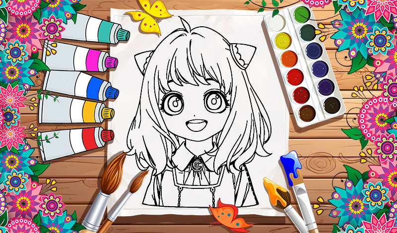Color Your Favorite Character game cover