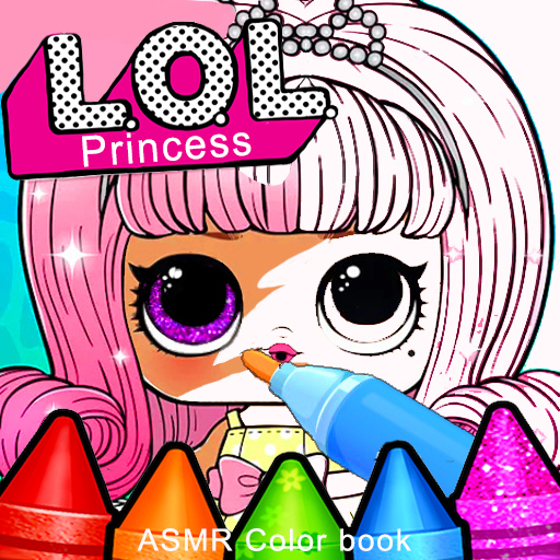 LOL Princess ASMR Color book icon