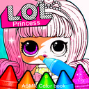 LOL Princess ASMR Color book
