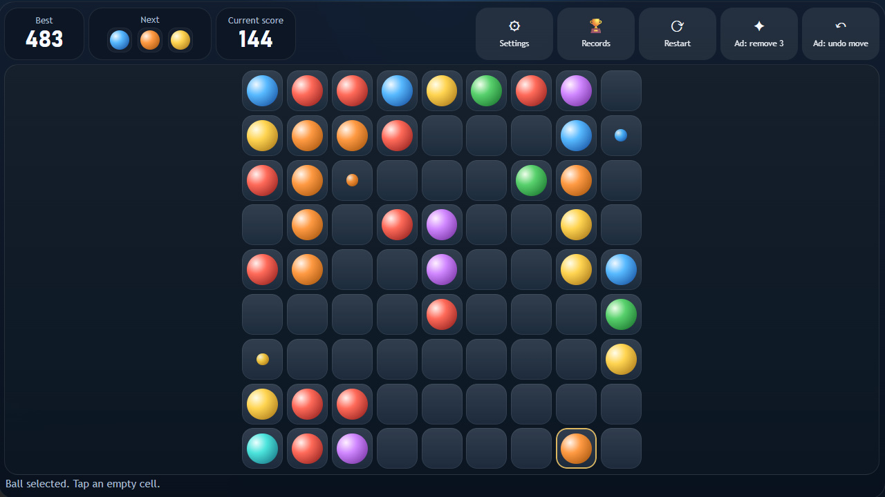 Lines 98 Classic Balls — screenshot 9