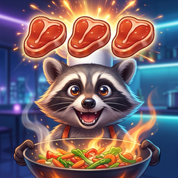 Raccoon Chef: Match 3 Cooking!
