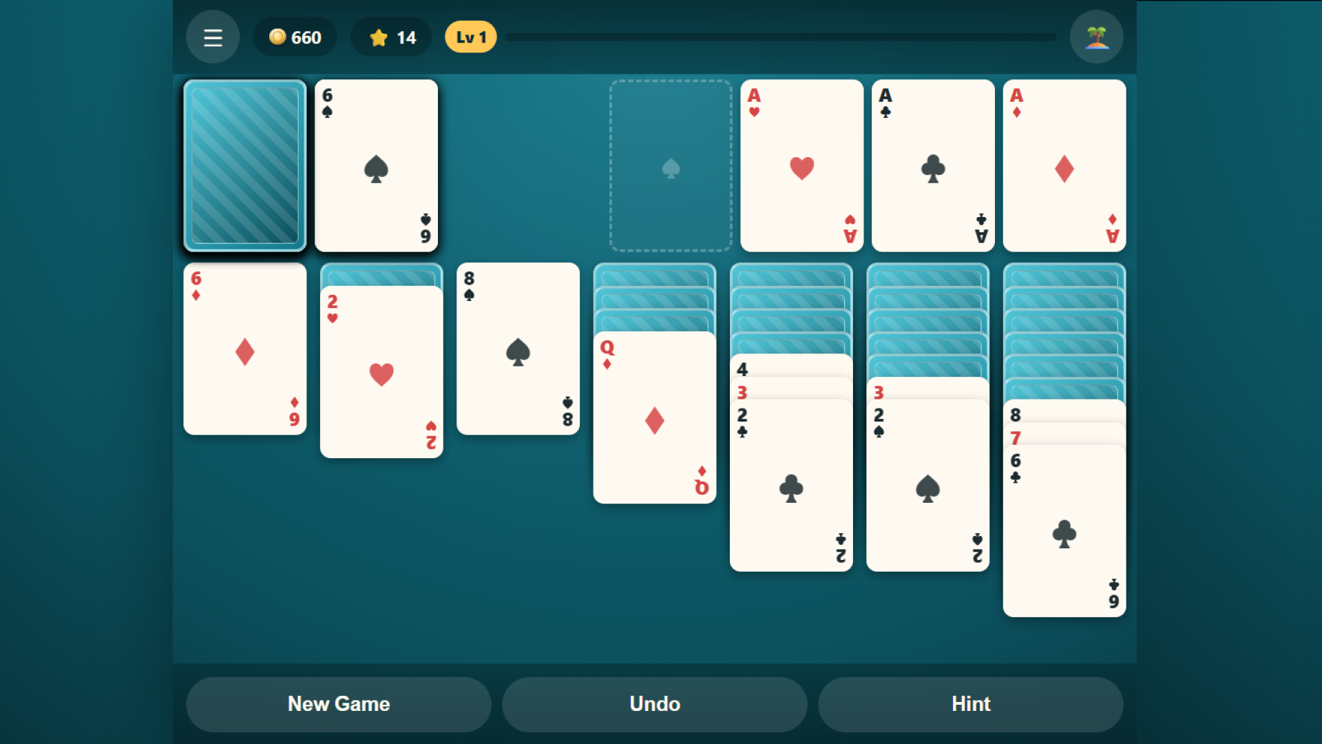 Solitaire: Paradise Island — screenshot 2