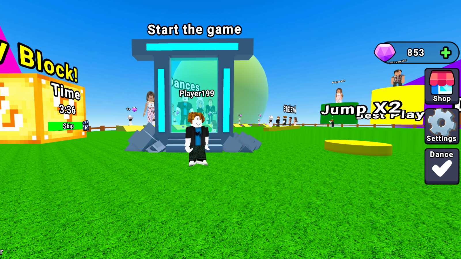 Obby : Race on the Math Tower screenshot