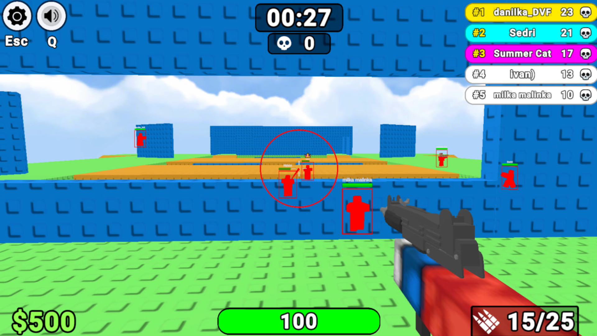 Obby: Aimbot Arena Shooter screenshot