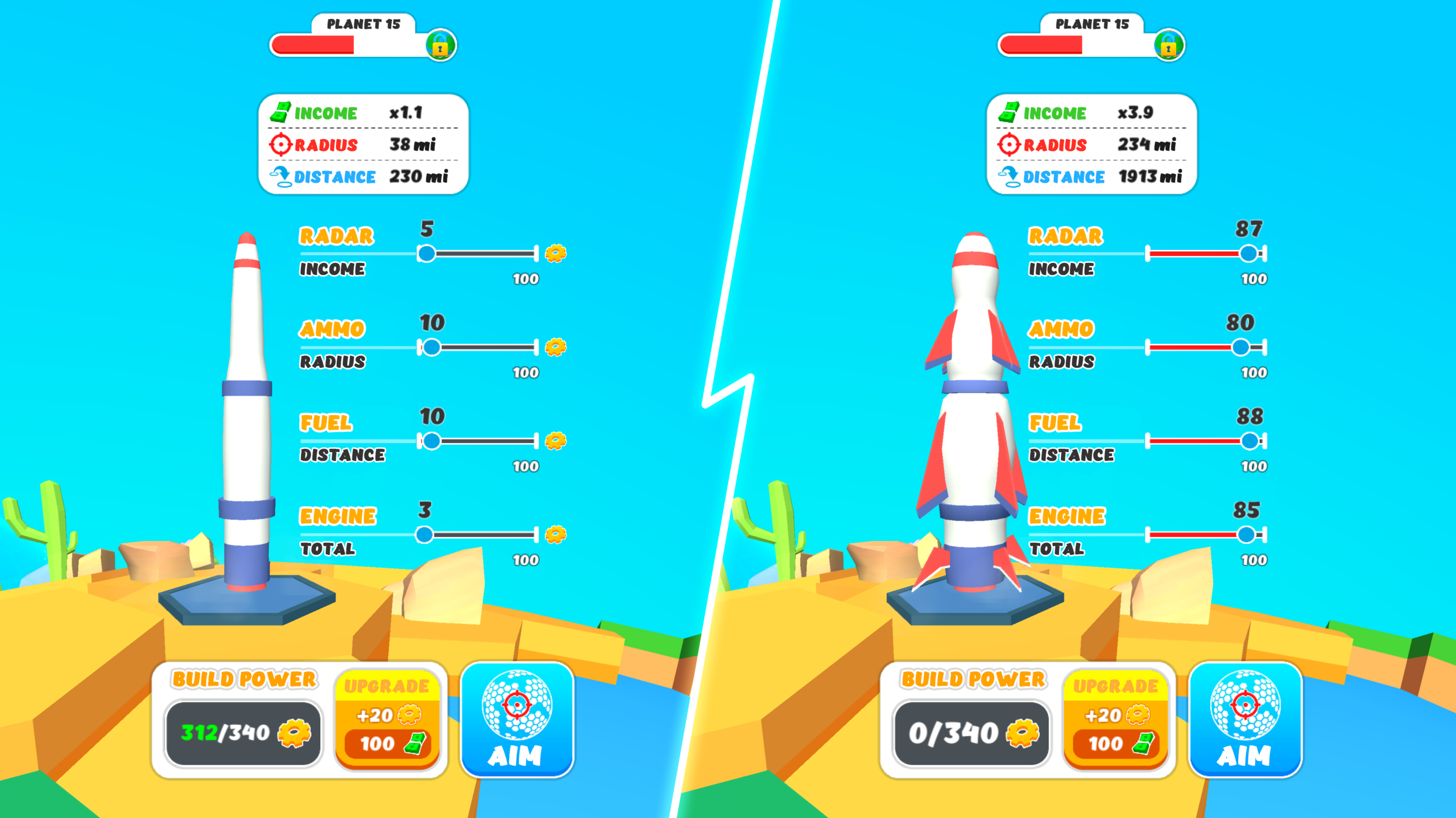 Space Rocket Blow: Destroy Planets and Galaxy 3D screenshot