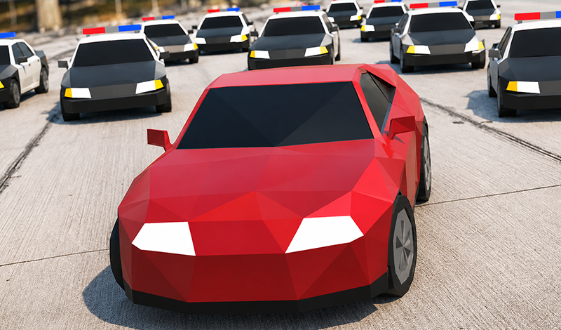 Catch-up Simulator: 3D Survival Racing game cover